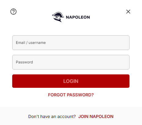 Accesso dei membri del casino Napoleon