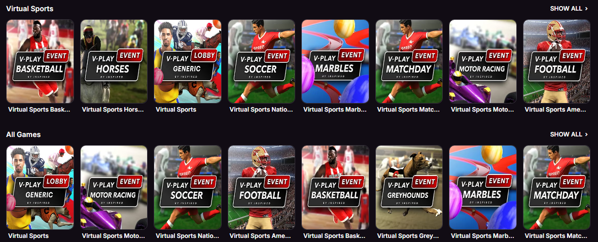 Sport virtuali su Napoleon Casino