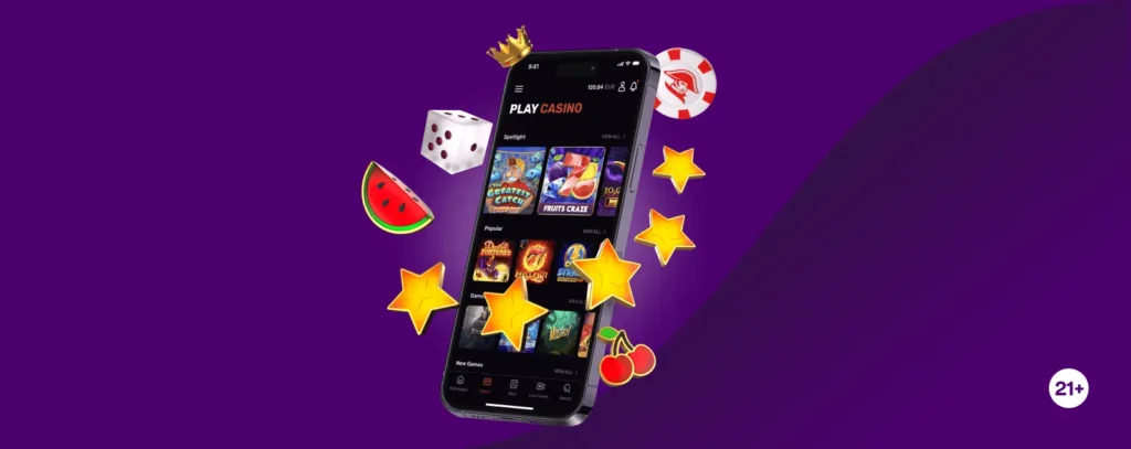 banner dell'applicazione mobile del casinò Napoleon